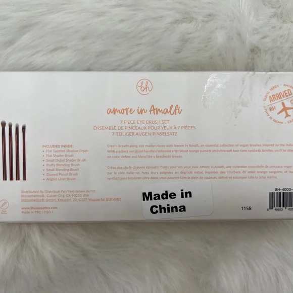 BH Cosmetics Amore in Amalfi - 7 Piece Eye Brush Set - Picture 3 of 3